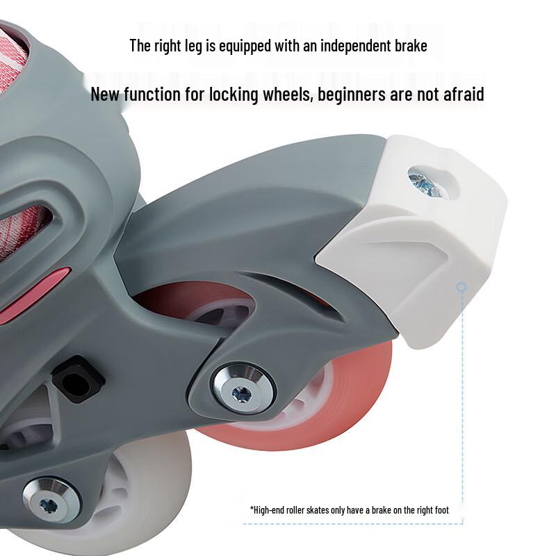 Jingdong Built Kids' 6-Size Adjustable Inline & Quad Skates