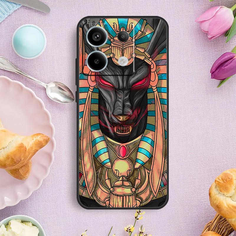 Egypt Nefertiti Anubis Ankh Case For Xiaomi Redmi Note 12 11 9 10 13 Pro Plus 9S 10S 11S 12S Redmi 12 10 C 9C 13C Cover