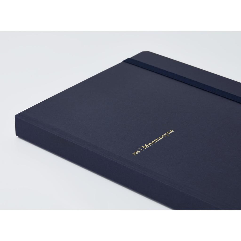 Maruman Nemosine 20th Anniversary Journal Notebook, Dotted Grid, A5, Navy, N888-72