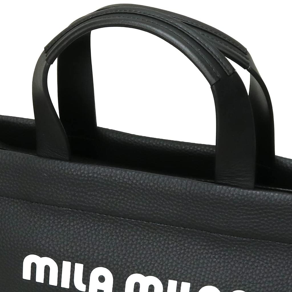 [mila milan] White Tote Bag, 37x25x17cm