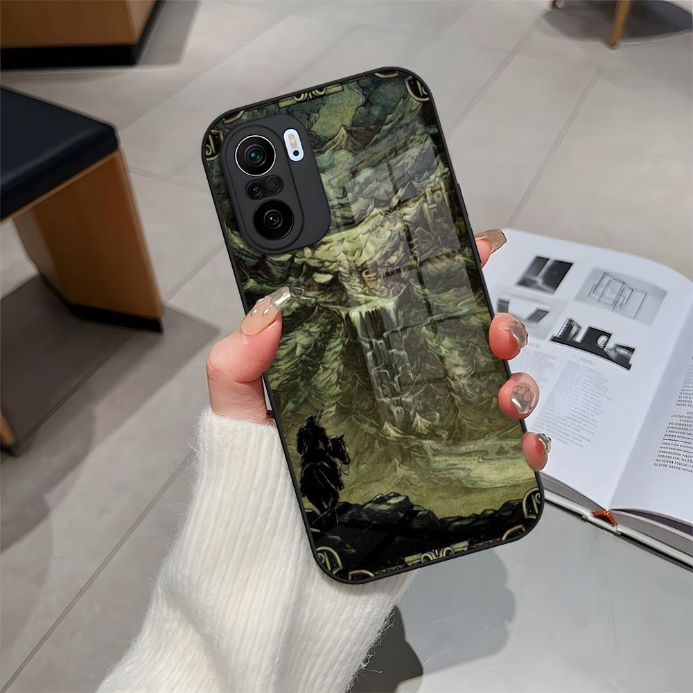 Phone Case Glass For Xiaomi 15 14 12 Lite 13 Pro 11t Lite POCO M5 X6 M6 X5 X3 NFC F5 F6 Pro Cover The W-Witcher Wiedzmin