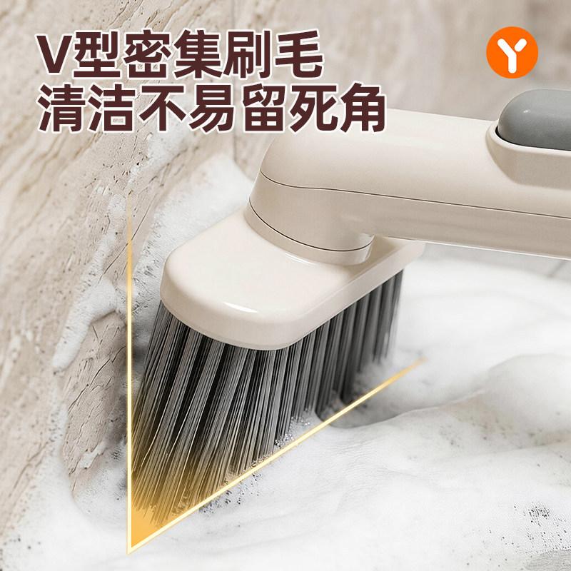 Bathroom Cleaning Brush No Dead Ends Brush Tile Gap Special Toilet Brush Toilet Floor Washing Rotating Brush