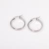 Trendy Hoop Earrings Stainless Steel Gold Plated Round Huggie Earrings For Women Party Jewelry Gifts Accessories