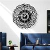 Acrylic mirror decorative clock Islamic Calligraphy Eid Decor Wall Clock 3D Silent Quartz Wall Clock Home Decoration PenduQ1G1T3