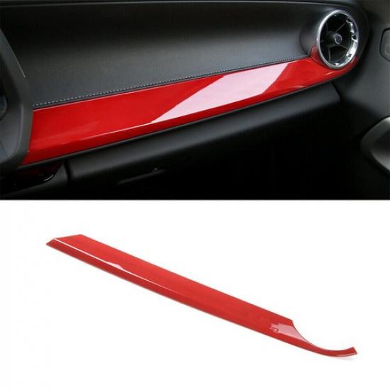 Dashboard Co-Pilot Panel Trim Cover for Chevrolet Camaro 2017+ Accessories Red