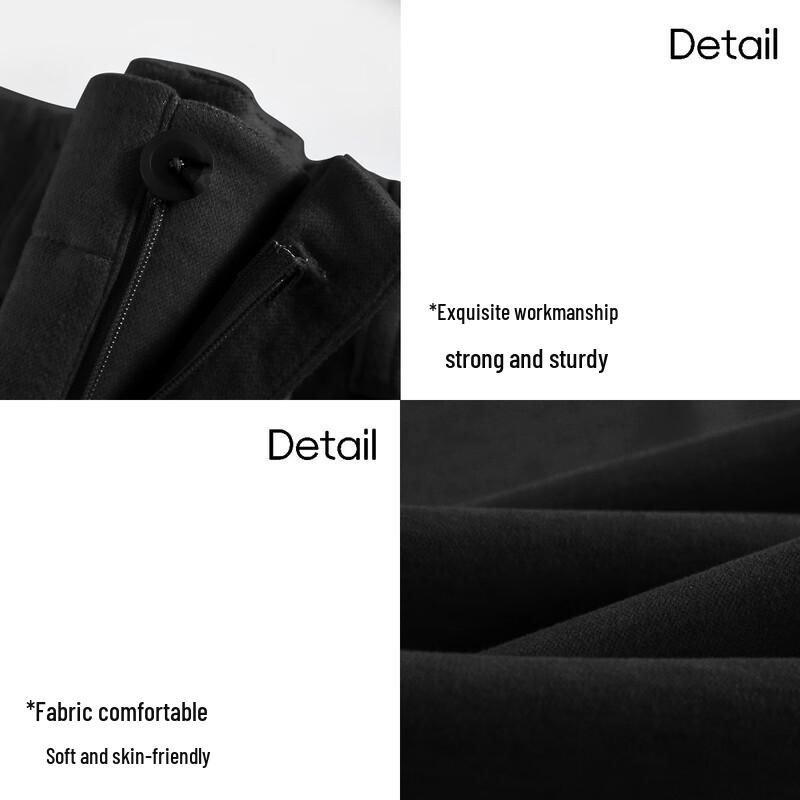 Women's Premium Acetate Wool Blend Wide-Leg Trousers