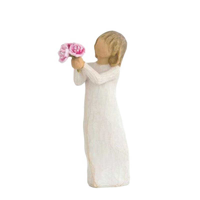 Romantic Family Themed Resin Craft Figurine For Home Decor Ideal For Valentine's Day Gift
