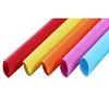 Shibase Kogyo 648 Straw Straws, for Piercing Tapioca Lids, Straight with One Angled End, 12mm X 18cm Diameter, Unwrapped, 130 Straws, 5-Color Mix, Mad