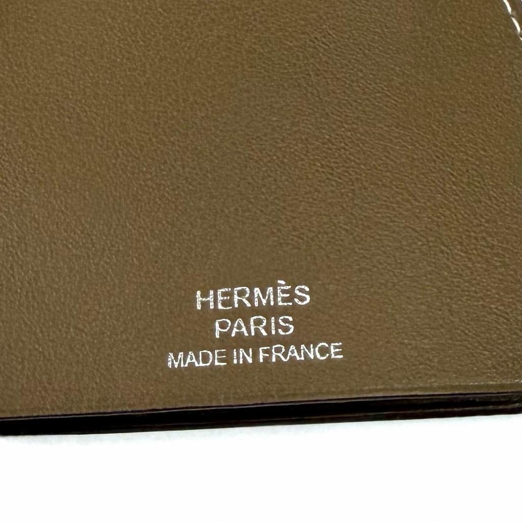 Excellent HERMES Necklace Leather Clochette Necklace Charm Leather leather Women Used