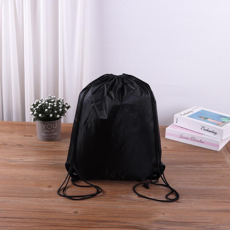 Custom Polyester Drawstring Bag for Clothing Packaging and Storage