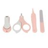 Kit de Unhas para Bebê Fofo Seguro Prático Conjunto de Manicure Cortar Aparas Unhas para Casa Crianças Bebês