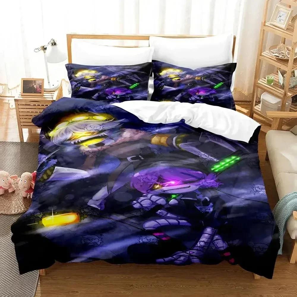 Anime Murder Drones Printed Bed Set Duvet Cover Pillowcase Bedding Set Bed Linen Sheet Quilt Cover Full Queen King Size