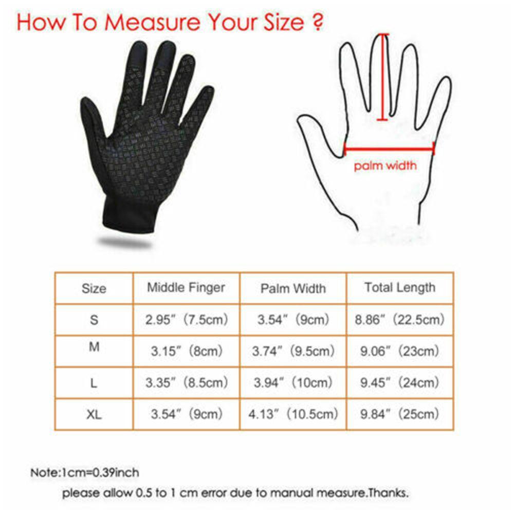 Anti-slip Cold Weather Men Touch Screen Mitten Cycling Gloves Ski Gloves Winter Warm Gloves