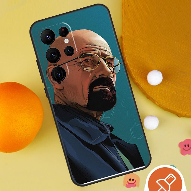 Heisenberg Breaking Bad Phone Case For Samsung Galaxy S25 Ultra S24 S23 S22 Ultra S9 S10 S20 Plus S21 FE Funda Cover