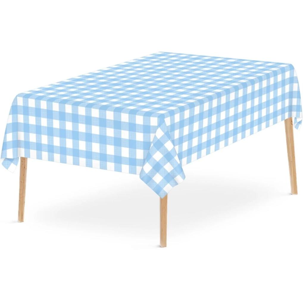 1Pcs Waterproof Oilproof Disposable Plastic Tablecloth 137x274cm PEVA Table Cover for Party Wedding Restaurant Dining Decoration