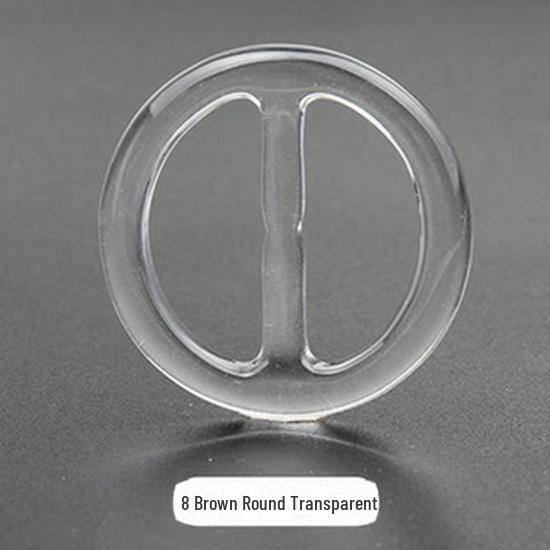 

Регульована японська футболка зі смолою, пряжка на талії з тришвидкісним ґудзиком і затиск для шарфа round, inner diameter 3CM прозорий