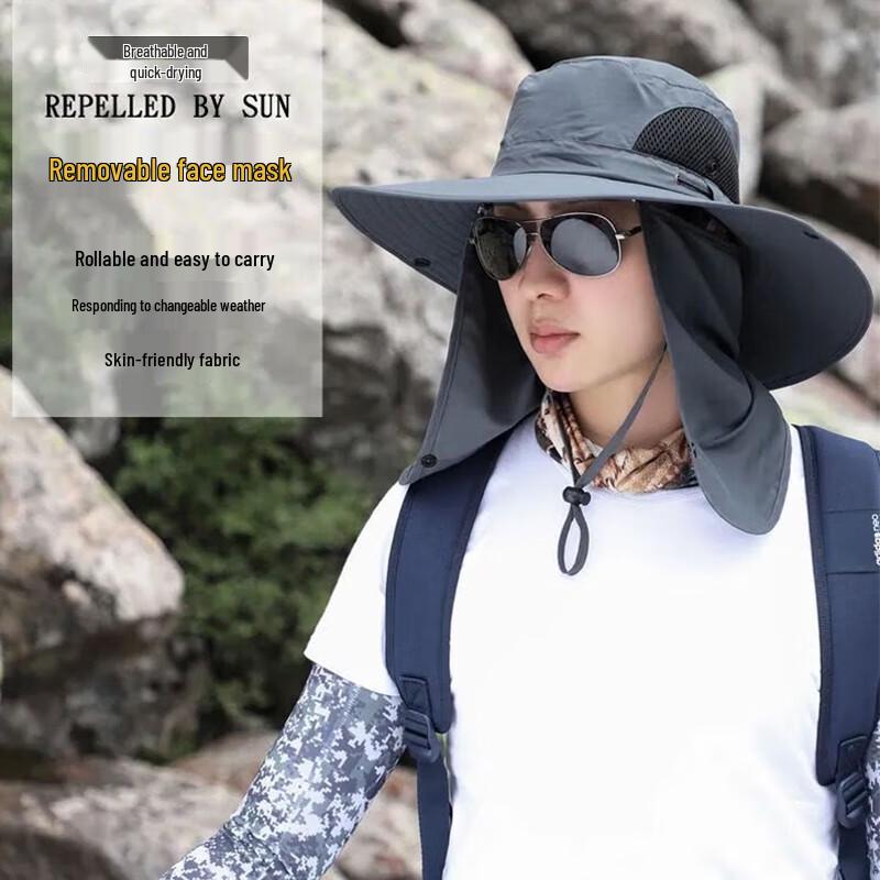 Camouflage Sun Protection Fishing Hat