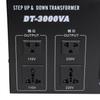 2000W Step Up / Step Down Transformer Heavy Duty Voltage Regulator Converter Power Transformer 50Hz / 60Hz Converter 220V Auf 110V
