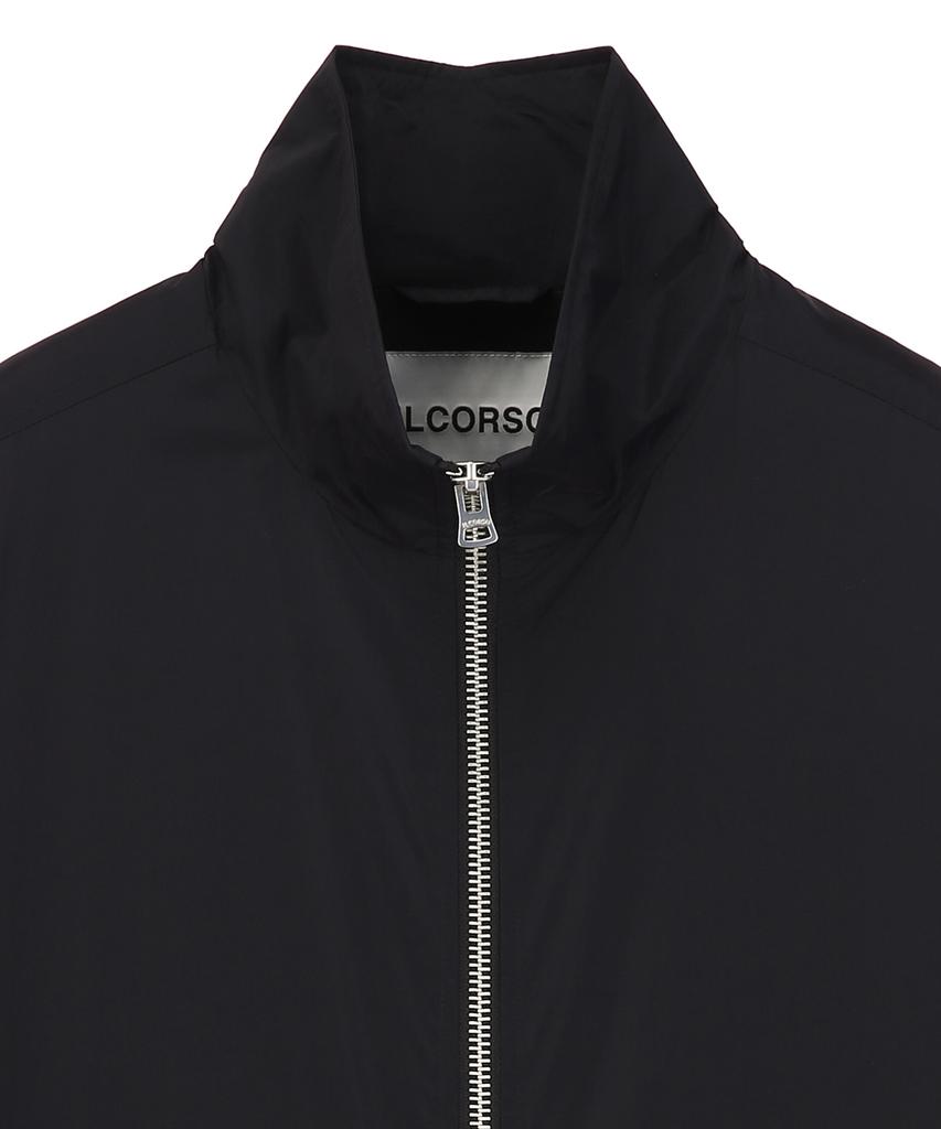 Il Corso Matte Shell Nylon Blouson Jacket Black