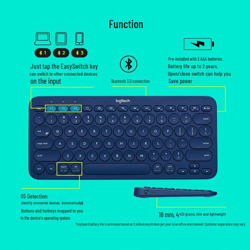Logitech K380 Multi-Device Bluetooth Keyboard