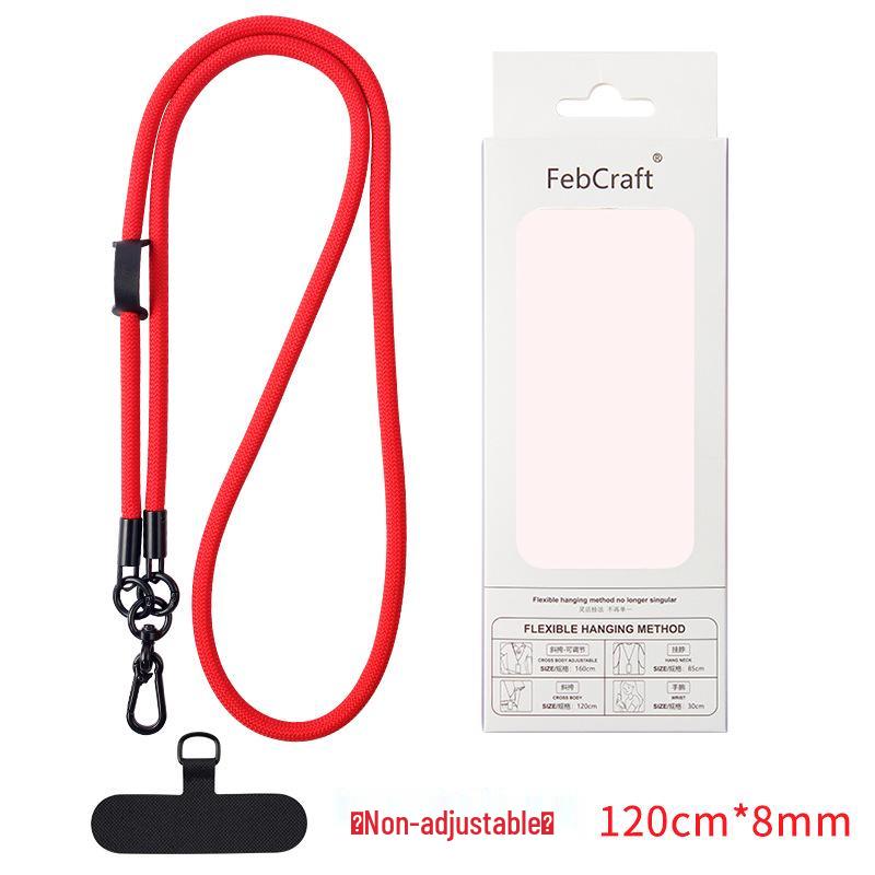 

Регульований шнурок для телефону через плече 8 мм - Багатофункціональний та Портативний