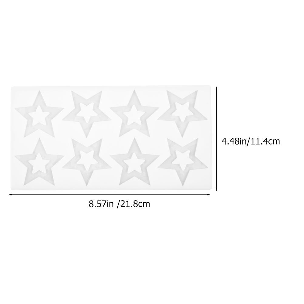 Silicone Mold Star Shape Cookie Shaped Chocolate Candy Molds Baking Tool Five-star