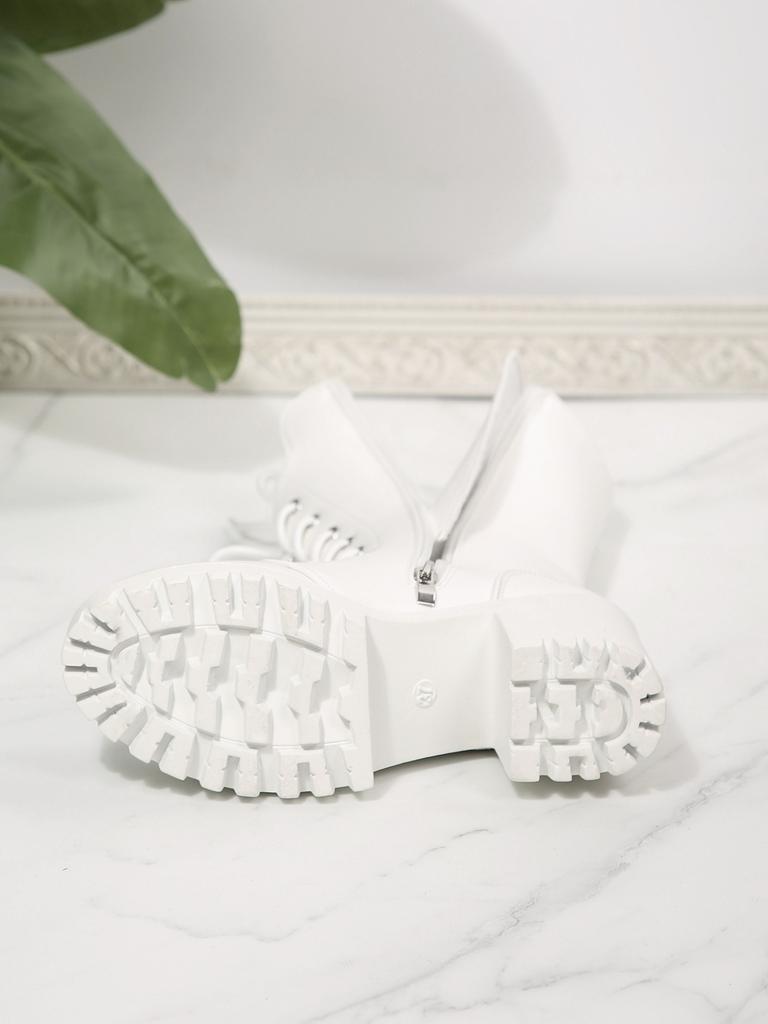 Martin boots women's autumn 2025 new trendy mid-tube locomotive boots velvet boots autumn British style women's thick heel short boots