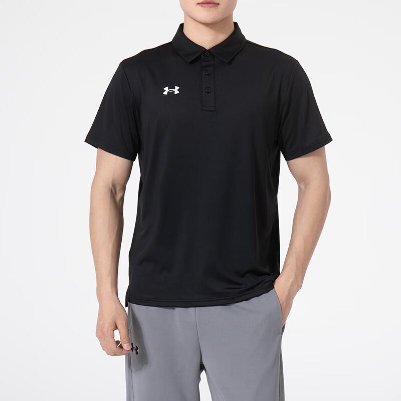 Мужская летняя спортивная рубашка-поло Under Armour XXL чёрный