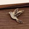 Elegant 2026 Hummingbird Rhinestone Brooch – High-End Alloy Animal Lapel Pin