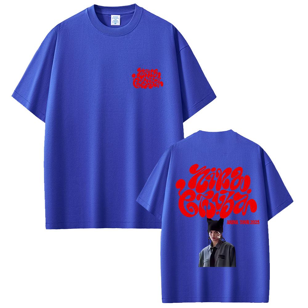Rapperin Nina Chuba Arena Tour 2025 T-Shirt Herren Damen Hip Hop Mode Popmusik T-Shirts Herren Freizeit Baumwolle Übergroße T-Shirts