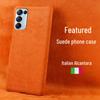 OPPO Reno5 Suede Half-Cover Case - Ultra-Thin Protective Cover for Reno5Pro+