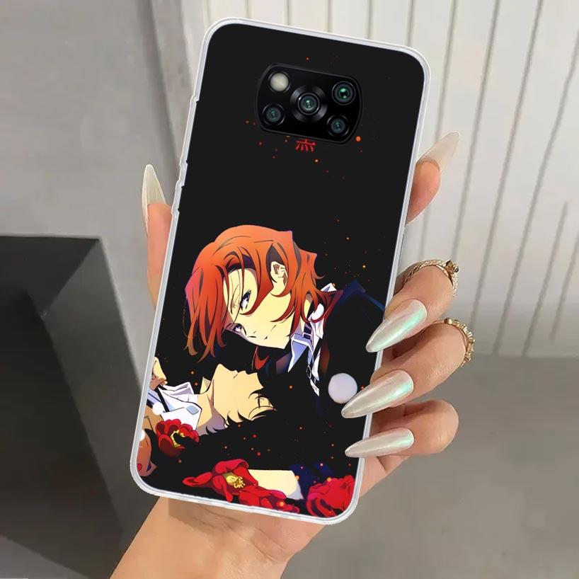 Bungo Stray Dogs Double Black Phone Case for Xiaomi Poco X7 X6 X5 X4 X3 Nfc F7 Ultra F6 F5 Pro F4 GT F3 M6 M5S M4 M3 Soft Print
