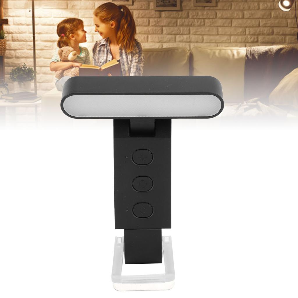 Reading Book Light USB Rechargeable Foldable LED 6 Brightness s 5 Colors Timer Eye Catching Clip On Reading Light for Bed