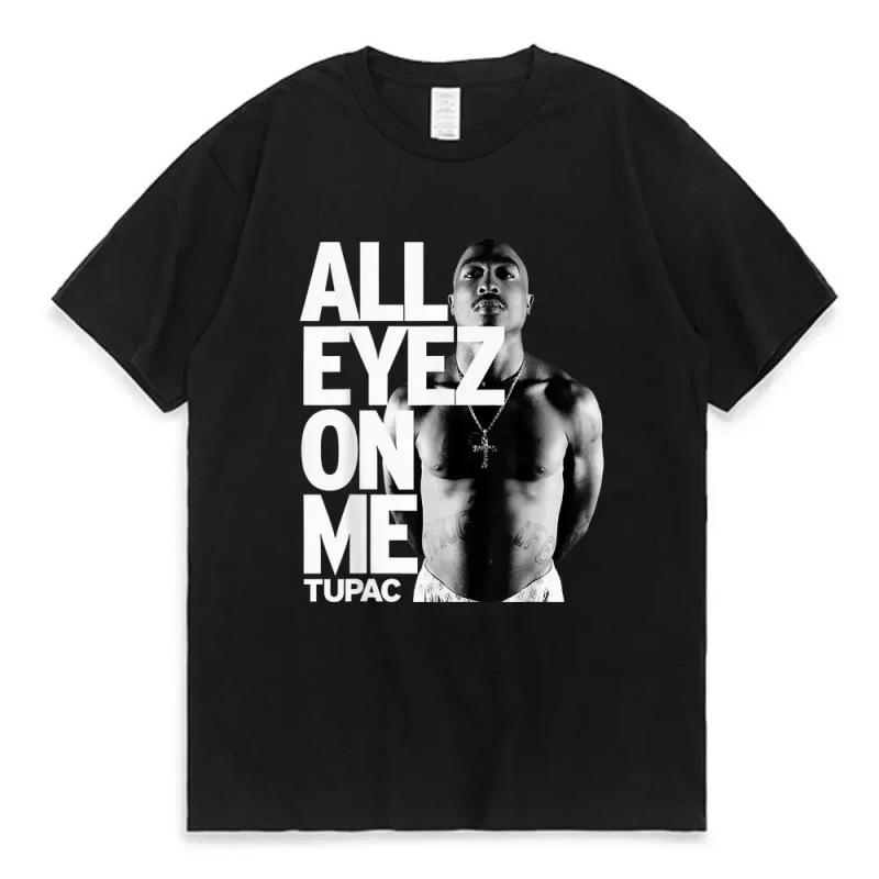 Women's T-shirt Rapper Tupac Tops Hip Hop Setwear