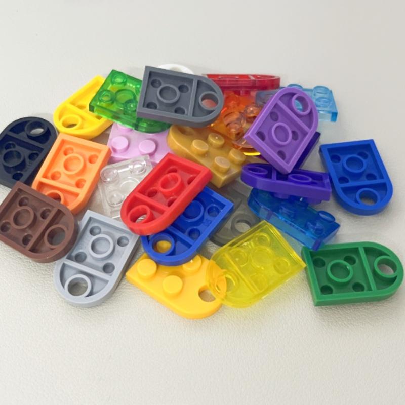 50PCS 3176 Plate Modified 2 x 3 with Hole Bricks Toys For Technical MOC Buildings Blocks Compatible High-Tech Gift