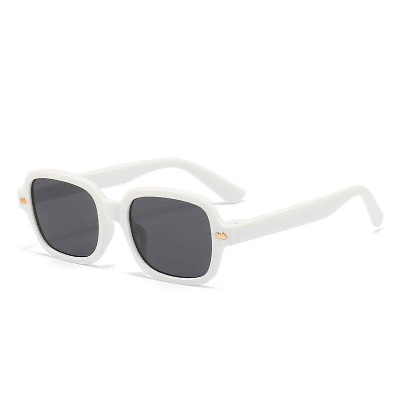 Retro Square Sunglasses Concave Street Shot Fashion Men'S And Women'S Trend Sunglasses