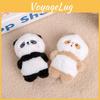 Animal Plush Keyring Featuring Panda With Short Plush Material For Gifts
