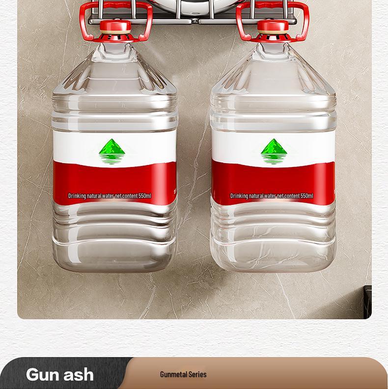 Wall-Mounted Electric Toothbrush & Mouthwash Cup Holder Set - No-Drill Installation
