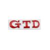 Golf 3 4 MK3 MK4 2026 Heiß für VW VOLKSWAGEN 3D Metallbuchstaben GTD Logo Auto Heckklappe Kofferraum Emblem Abzeichen Aufkleber für Volksw