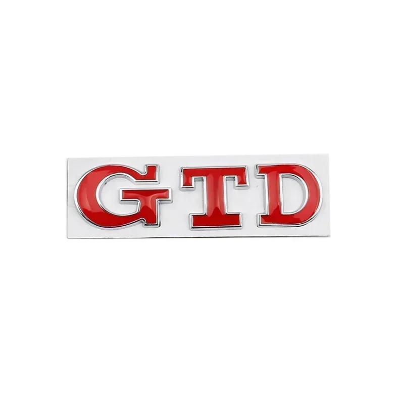 Golf 3 4 MK3 MK4 2026 Heiß für VW VOLKSWAGEN 3D Metallbuchstaben GTD Logo Auto Heckklappe Kofferraum Emblem Abzeichen Aufkleber für Volksw