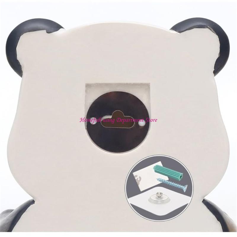 

Wall Mounted Panda Toilet Roll Holder Toilet Paper Rack for Fun Bathroom Decors China Mainland