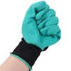 4Pairs Prick-proof Design Gardening Gloves Latex Material Protective Gloves  Outdoor Use