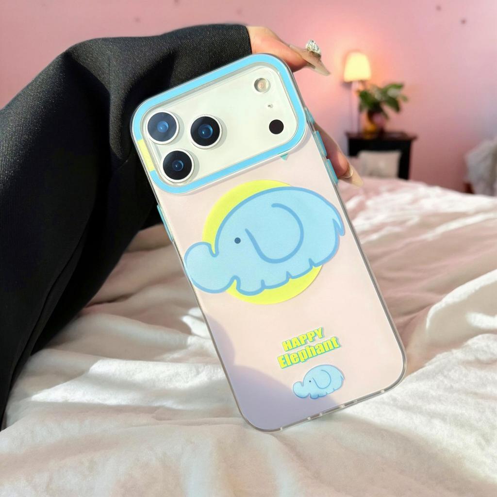For iPhone 17 Air 17 13 14 15 16 Pro Max Magsafe Case Color Anti-Collision Drop-proof Protective Cartoon Animals Phone Cover