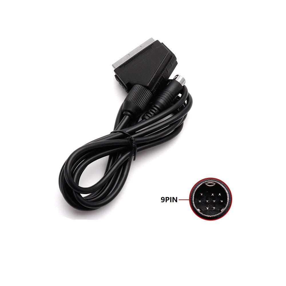 1.8M 6FT RGB Scart Cable For Sega MegaDrive 2 Genesis 2 Multimega CD-X 32X Nomad