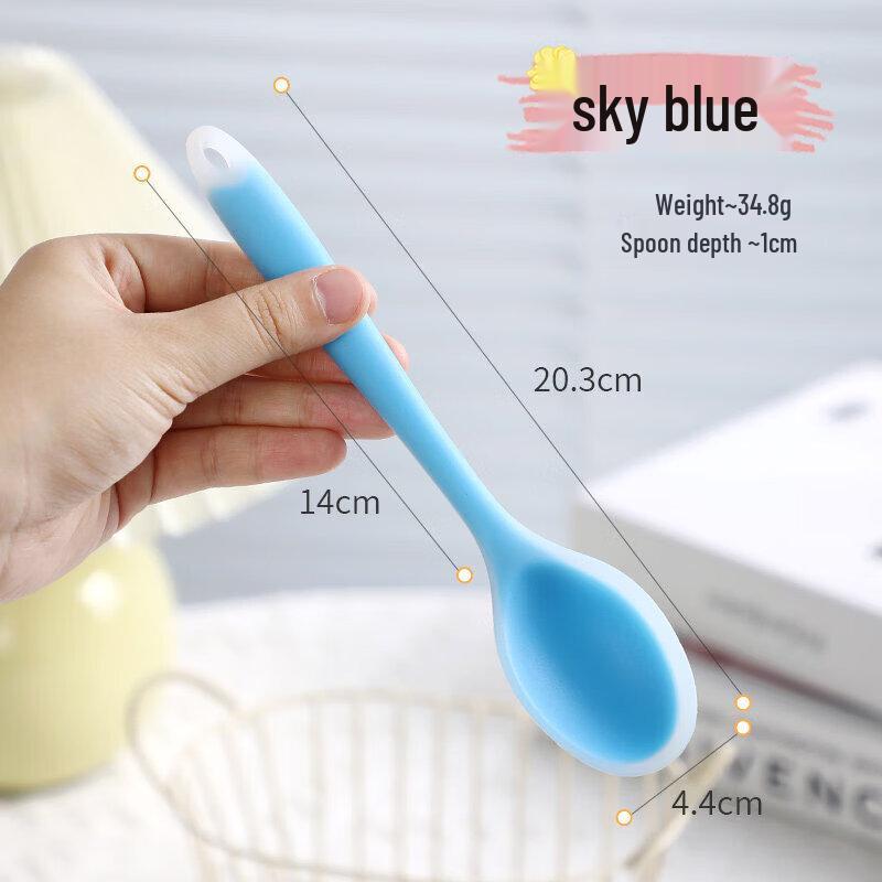Qiwei Food-Grade Silicone Kids Spoon