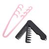 Texturizing Comb 2 in 1 Wide Toothed Volumizing Fluffy Texture Styling Comb for All Hair Types Pink Texture Comb +