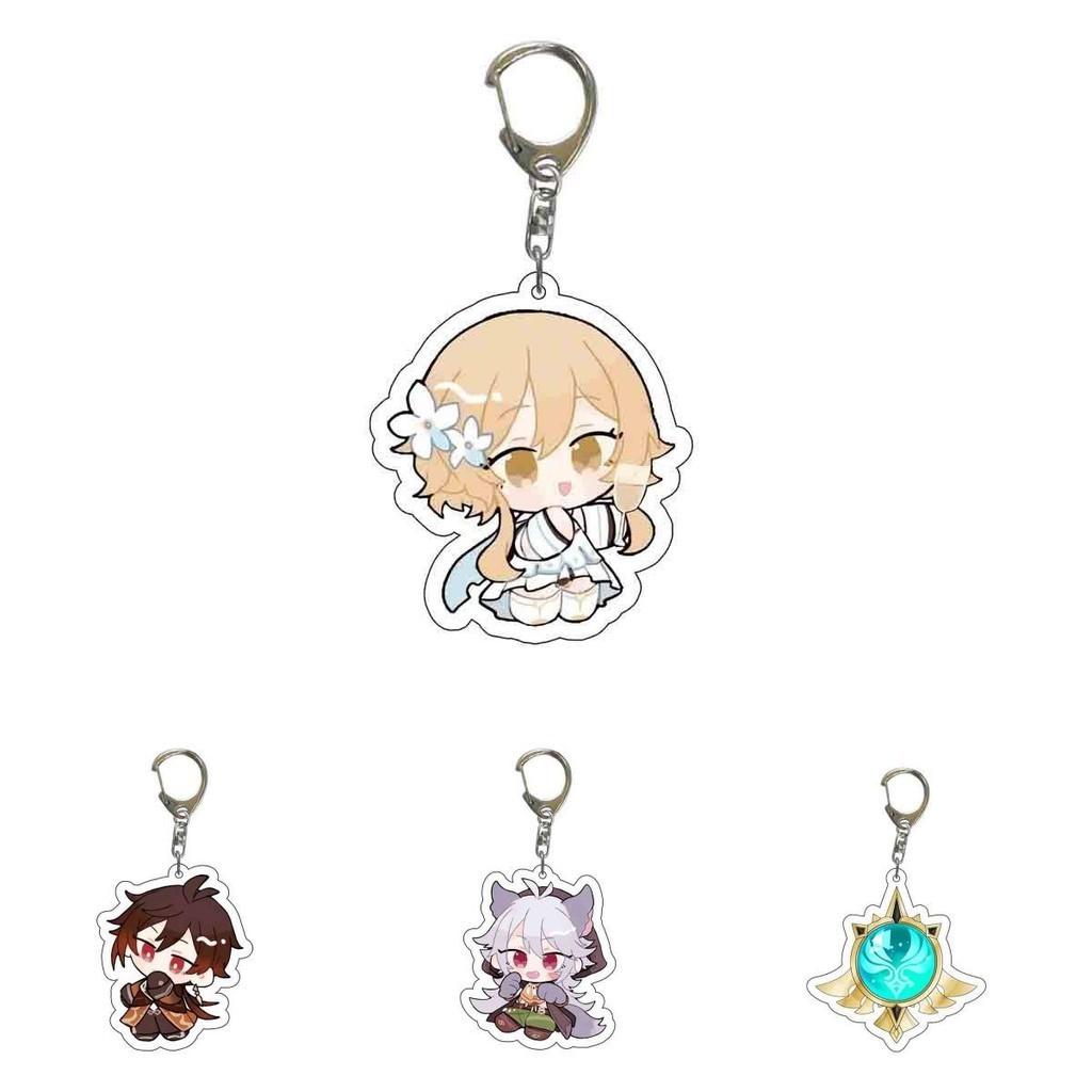 Vibrant Cartoon Keychain With Alloy Silicone Chain For Kids And Fans