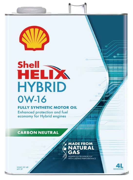 

Shell Helix Hybrid 0W-16 4L Fully Synthetic Engine Oil