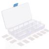 10/15/24 Grids Fishing Tackle Box Squid Jig Hard Lure Tool Case Fishing Lure Bait Hooks Storage Box for Lures Hooks for Fishing