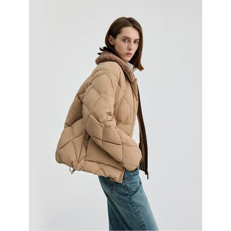 Bingjie Women's Retro Fashion 95% Down Short Jacket